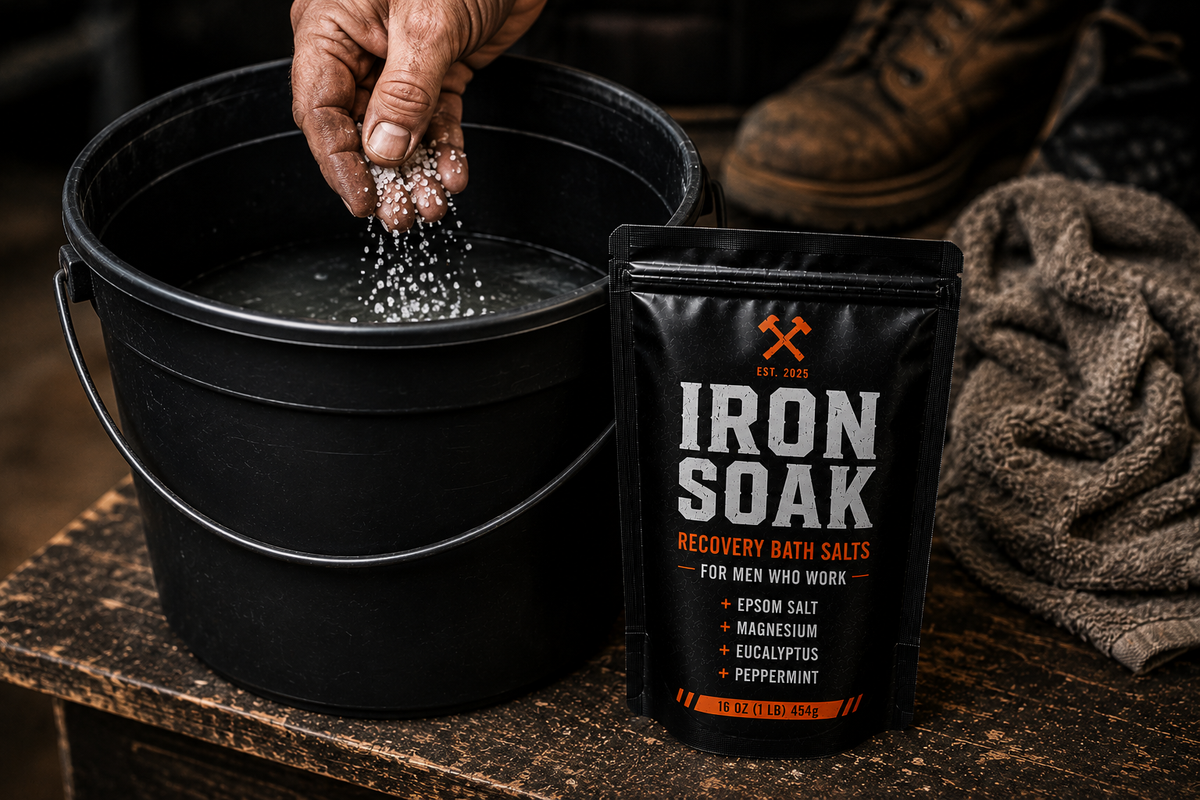 Iron Soak Recovery Bath Salts — For Men Who Work