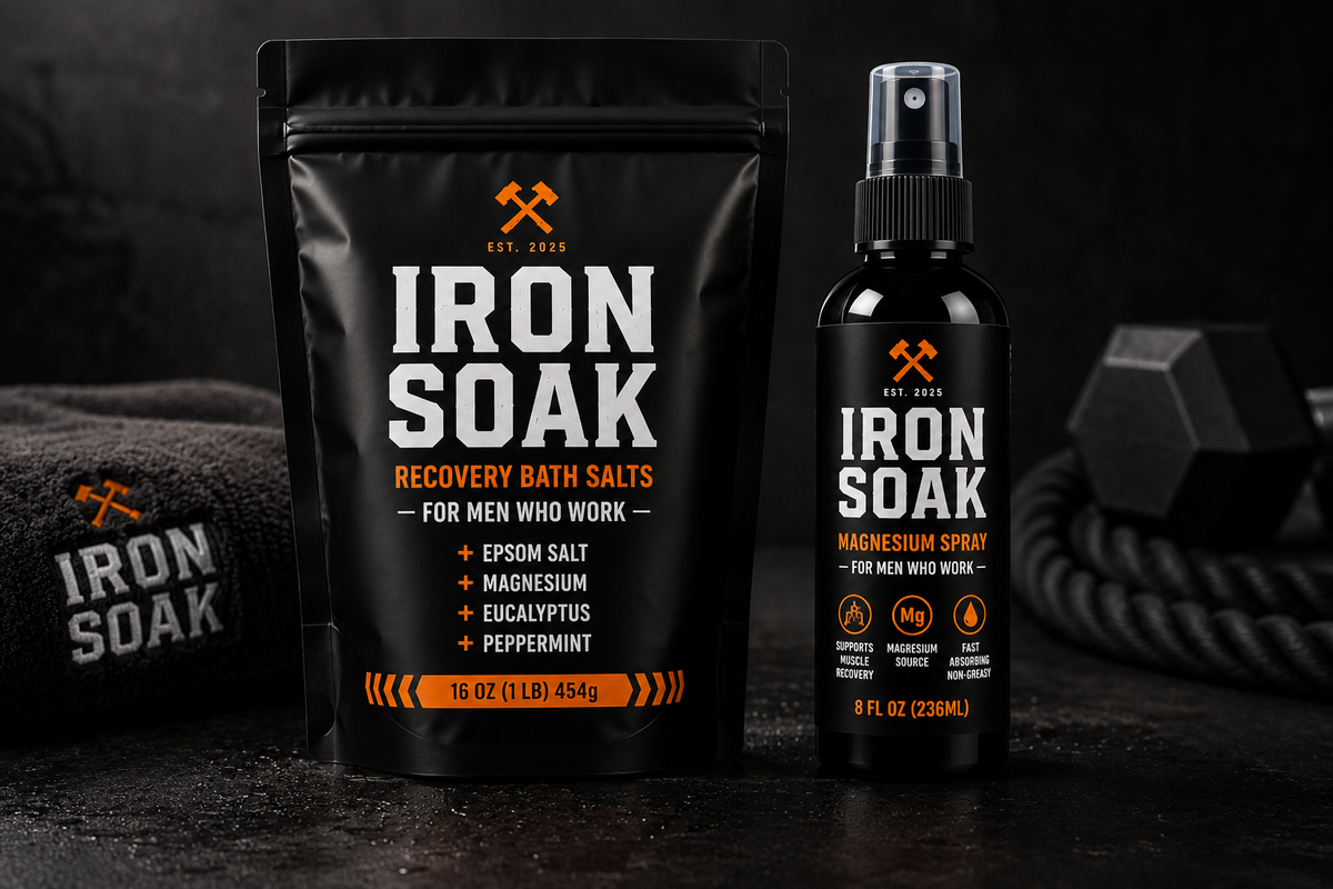 Iron Soak Recovery Duo — Bath Salts + Magnesium Spray
